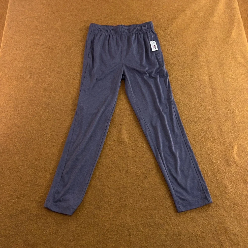 Old Navy Boys XL (14-16) Navy Blue Go-Dry Slim Active Athletic Pants NWT